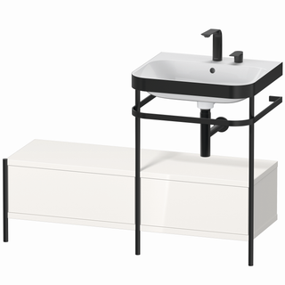 Duravit MWT-Kombi Happy D.2 Plus 120x49cm, seitl. Anb li, 2 HL, we hgl
