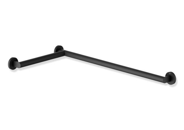 Artikelbild 2 des Artikels „HEWI Duschhandlauf System 900 d 32mm, L, W1 = 813mm, pb, sw matt links, W1 = 813mm | pulverbeschichtet, schwarz tiefmatt“