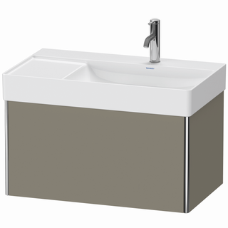 DU WTU XSquare 397x784x460mm, 1 Auszug, Steingrau Seidenmatt ES Ahorn