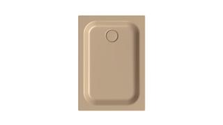 Duschwanne BetteSupra 5880 100x70x6,5cm, Glasur, greige