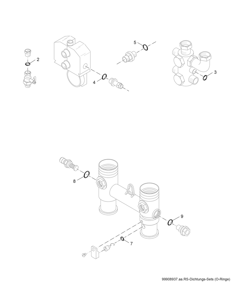 Artikelbild 2 des Artikels „BOSCH Ersatzteil TTNR: 5594702 Dichtungs-Set O-Ring HS “