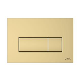 VitrA Betätigungsplatte Root Square 244x9x165mm, ABS, Gold Soft