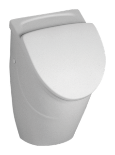 V&B Urinaldeckel O.NOVO Compact Scharniere verchromt, weiß