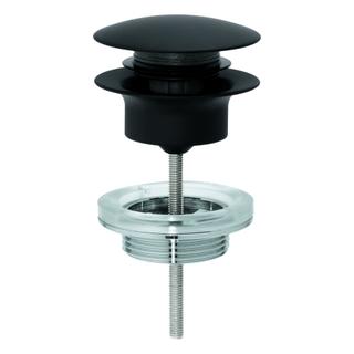 GROHE Ablaufgarnitur Universal m Druckstopfen, verschließb., phan black