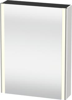 Duravit Uni-Spiegels. XSquare Steckd. F 60x15x80cm, 1 Tür, o ES, An R, w s-matt