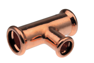 AIPS T-Stück VSH XPress 7125/7126/7127 76,1x35x76,1mm, Cu, O-R., red., M-Kont.