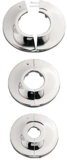 HAAS Scharnierrosette 33,5x65x10mm, Messing verchromt