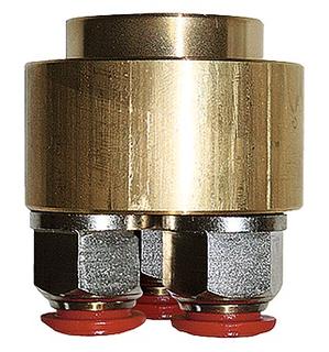 USH Übergangsstück Euro 3/4"-3 x 10 mm, f drei Heizkreise