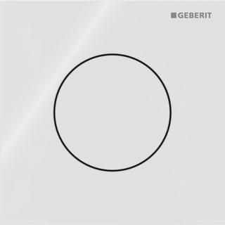Geberit Urinal-Steuerung Typ 40 pneumatisch, Round, weiß