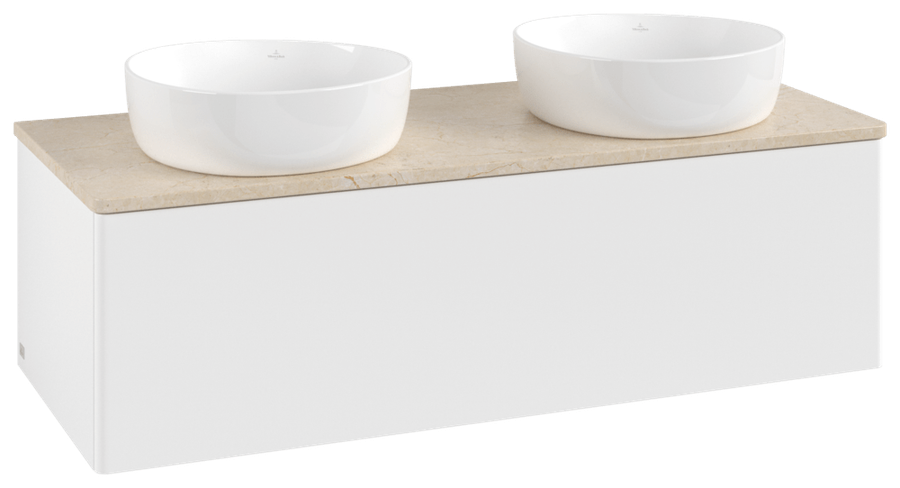 Artikelbild 2 des Artikels „V&B WTU o. F-Struktur -Beleuchtg. Antao 120x36x50cm, WBP-farbe botti., wh. m Lac Waschbeckenplattenfarbe botticino | white matt lacquer“