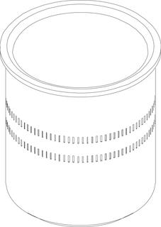 BOSCH Ersatzteil TTNR: 8738206158 Hülse 28mm