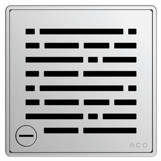 ACO Design-Rost Shower-Drain Mix 140x140mm, verriegelbar