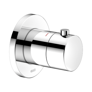 Keuco Fertigmontageset IXMO UP-Thermostat, Rosette rund, verchromt