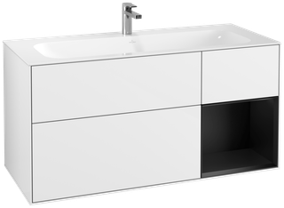 V&B Waschtisch-Unterschrank Finion 119,6x59,1cm, Rg r b m Lac, glo wh. Lac