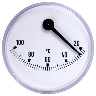 AFRISO Bimetall-Thermometer BiTh 63 K 20/100C Zapfen 15mm exz Kl.2 schwarz