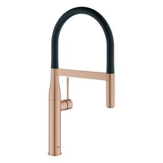 GROHE Spültisch-Einhebelmischer Essence warm suns geb., herausz. Profibrause