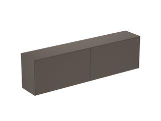 IS WT-Platte Conca ohne Ausschnitt TV741Y2, 1202x373mm Anthrazit, Old2019