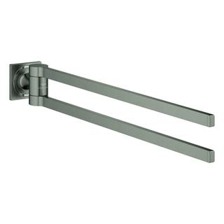 GROHE Doppel-Handtuchhalter Allure 460mm, schwenkb. 90Gr, hd graph. geb.