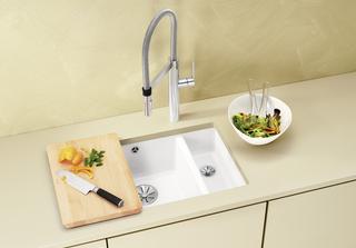 Blanco Becken Subline 350/150-U 56,7x45,6cm, Ker. Pu.Pl. w g, Be. L, o A