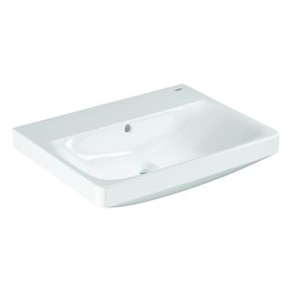GROHE Waschtisch Euro Keramik 60x47cm, alp-we, o. Hahnl., mit Überlauf