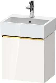 Duravit Waschtisch-Unterschrank D-Neo 43,4x32,2x44cm, 1 Tür, An R, g pol/w hgl