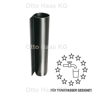 HAAS Platte W 270 und UBA 500x500x2mm, Gummi, schwarz