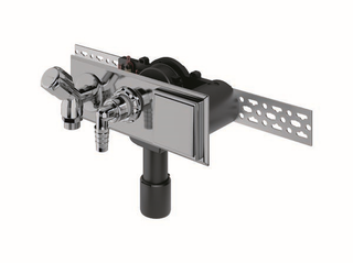 Dallmer UP-Waschgeräte-Siphon 406 E DN 40/50, El.-Anschluss mit Abdeckklappe