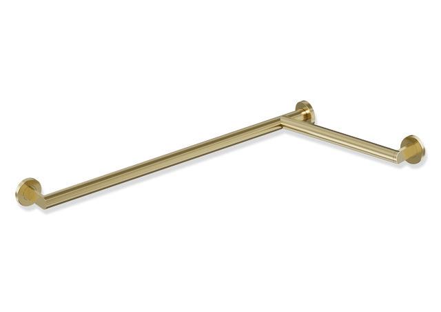 Artikelbild 1 des Artikels „HEWI Duschhandlauf System 900 d 32mm, Ausf re, 765x475mm, MS gebürstet 765 x 475 mm | Messing gebürstet“