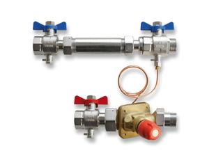 Danfoss Anschlussset AB-PM, DN 20 horizontal, für FB-Heizung Verteiler