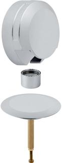 Geberit Fertigmontageset d52 d 52mm, m Drehb., f BW-Abl., mattchr.