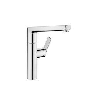 KWC Spültisch-Einhebelmischer DOMO 6.0 Ausl. 255mm, verchromt, Hebel seitlich