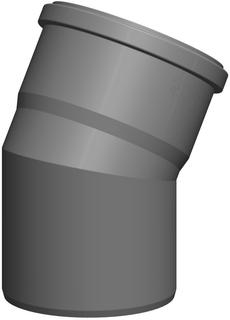 MHG Bogen Atec DN 160, 30Grad, für Abgasleitung