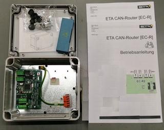 ETA CAN-Router im Wandgehäuse
