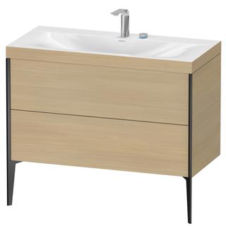Duravit WT-Unterschrank c-bonded XViu 100x48cm, 2 AZ, 2 HL, s m, R C, Me Ei