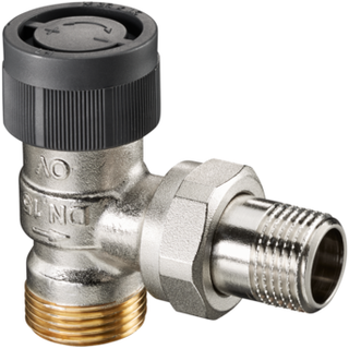 Oventrop Thermostatventil Baureihe A DN 15, G 3/4 AGxR 1/2, Eck, MS vern