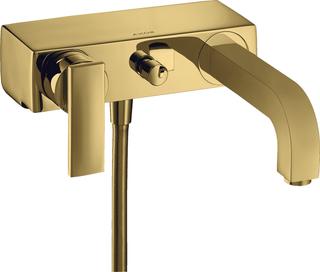 hansgrohe Wannen-EHM Axor Citterio AP, Ausl. 241mm, m Hebel, pol. gol optic