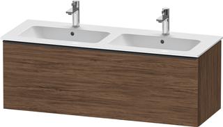 Duravit Waschtisch-Unterschrank D-Neo 128x46,2x44cm, 1 A, wd, sw/Nuss dkl.