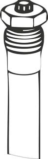 BOSCH Ersatzteil TTNR: 8738718844 Anode 21,5 x 600 G3/4