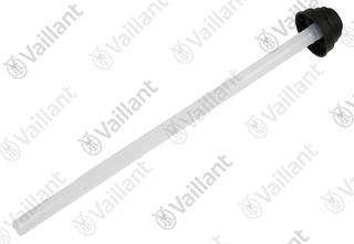 VA Abgashaube, schwarz m. Abgasrohr DN60 Vaillant-Nr. 0020070982