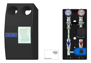 Strawa Aufbaugruppe strawi 125-25 MK MK1-WMZ-SM, ger., m Pumpe und Stellmotor