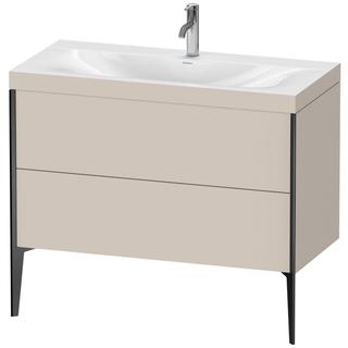 Duravit WT-Unterschrank c-bonded XViu 100x48cm, 2 AZ, 1 HL, s m, R C, Tau matt