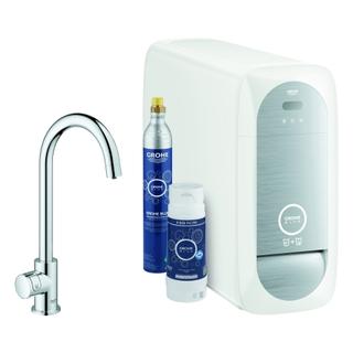 GROHE SPT-EHM Blue Home C-Auslauf, Mono Starter Kit, chrom