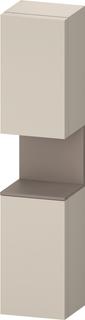 Duravit Hochschrank Qatego 40x36x1760cm, 2 T, An r, bas. m/tau matt