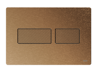 TECE WC-Betätigungsplatte TECEsolid b ge, R-Strukt., 220x150x6mm, 2-Meng.