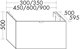 BB Unterschrank (WWNC035) rc40System, 500x350x500, PG2