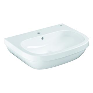 GROHE Waschtisch Euro Keramik 1 Hahnl., m ÜL, 65x51,4cm, alpinweiß
