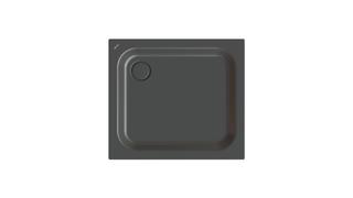 Duschwanne BetteSupra 5970 90x80x6,5cm, Antirutsch/Pro, raven