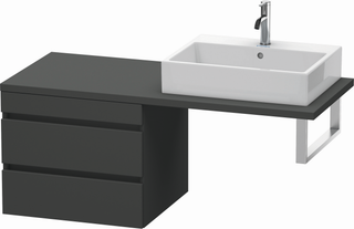 Duravit WT-Unterschrank DuraStyle 60x54,8cm, graph ma, f Kons, 2 Schub.