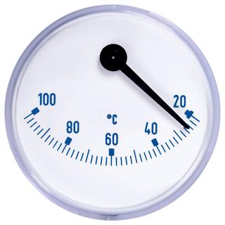AFRISO Bimetall-Thermometer BiTh 63 exz 20/100C Zapfen 15mm exz Kl.2 blau
