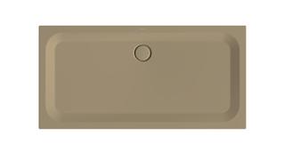 Duschwanne BetteUltra 5955 160x80x3,5cm, Mini-Wannenträger, hazel